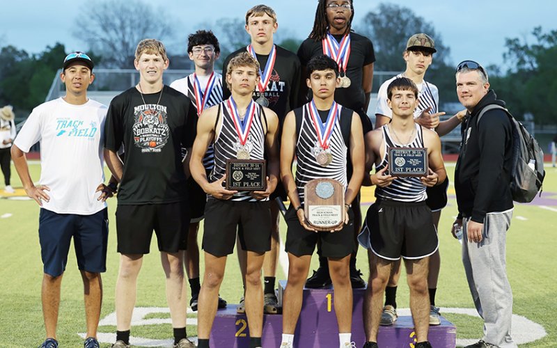 The Katz got second place at district. Photo courtesy of Moulton ISD.