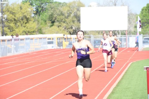Riley Rainosek was named to the TGCA All-State track team. Photo by Mark Lube.