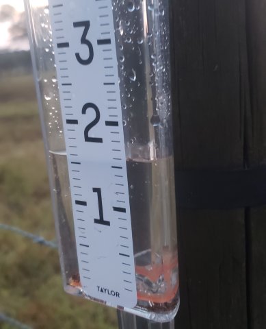 Call it an inch and five 10ths of blessings that fell on a few in Lavaca County this week, as late June storm clouds remain in the forecast for at least another day or two. Here's hoping everyone sees their share of the wet stuff...