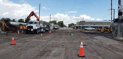 U.S. 90A is now back open in Shiner, though drivers are warned to exercise caution.
