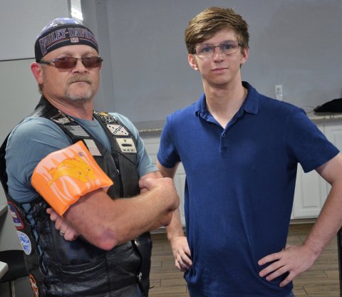 Wanna take a shot at these two? Be there at the pool in Hallettsville, 11 a.m. sharp, Thursday, July 7.