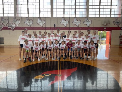 SCS Basketball Camp. Photo courtesy of Nicco Brown.