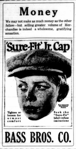 Bass Bros . Co. advertisement in the July 6, 1925 issue of the Yoakum Daily-Herald. 