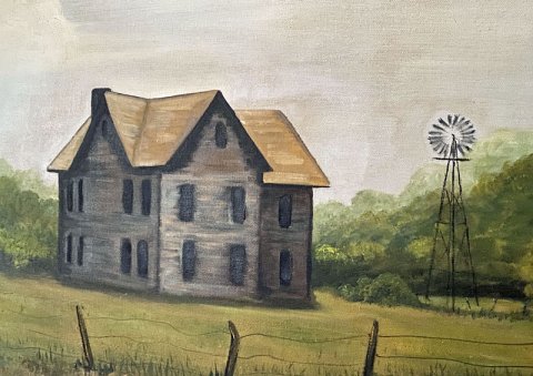 Painting by Fannie Margaret Milligan
