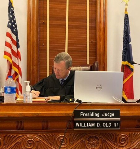 After setting 203 cases last week, Judge William D. Old III was headed into trial this week over at Texas' 25th Judicial Distict, serving Coloradfo, Gonzales, Guadalupe and Lavaca counties.
