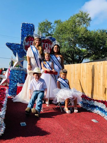 Miss Moulton and her court