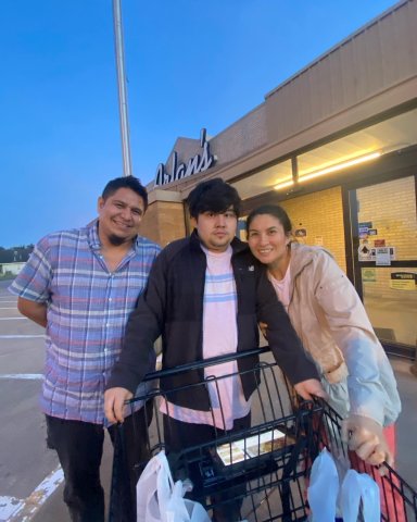 Bryan made one of his first trips to the grocery store late last month to pick up a few necessities and treats. 