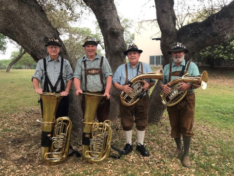 The Tuba Meisters Band kicks things off at 11 a.m. inside the air-conditioned main hall at the 101st annual Shiner Catholic Church Fall Picnic on Sunday, Sept. 4.