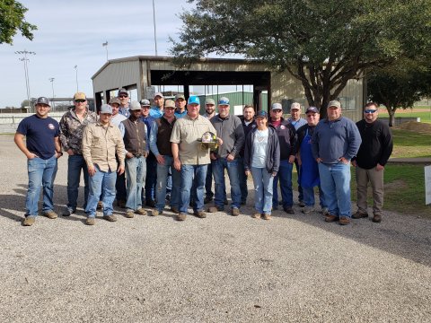 The Shiner Gazette snapped this frame in early 2021 at another fundraiser held by the Shiner Volunteer Fire Department. They'll be getting together again on Sunday, Sept. 18, to serve up some of the best barbecued chicken you'll find. See you there! 