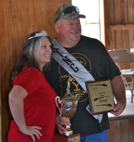 Appelt’s Hill Gun Club’s 2022 King of the Feast Joe Zappe and Queen of the Feast Paula Zappe pose after the award ceremony Oct. 16. 