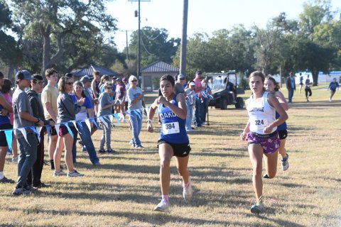 Gisela Martinez placed fifth and will compete at regionals as an individual. Photo by Mark Lube.