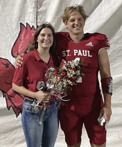Pictured are Emily Moeller and Charlie Pilat.