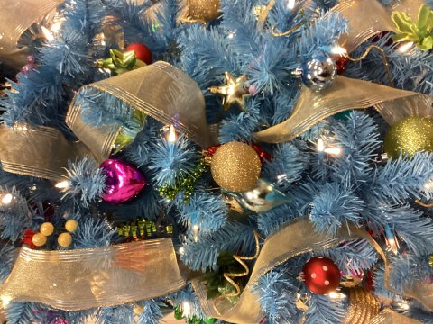 CCLC Director Becky Janak estimated 150 Lavaca County seniors would receive gifts through the Senior Giving tree.  Contributed photo. 