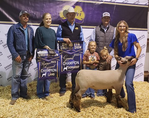 Reserve Champion Lamb - exhibited by Adelynn Siegel