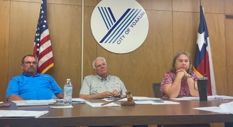 Yoakum City Council at May's meeting