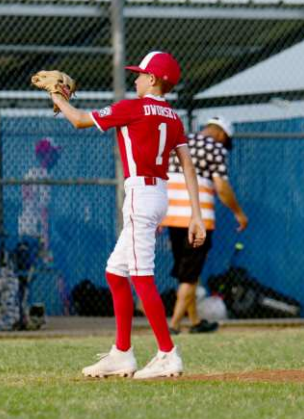 Colsen Dworsky has been solid both on the mound as well as the lead-off hitter for the Major League All-Stars. Chuck Grafe/Tribune-Herald