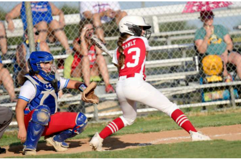 Blair Ranly homered in the 18-5 win Monday night. Chuck Grafe/Tribune-Herald