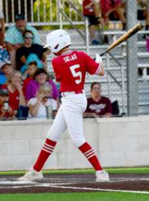 Ty Sklar was steady both at the plate and second base for the JL All-Stars Chuck Grafe/ Tribune-Herald