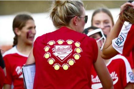 Manager Ashley Grahmann and coach Chris Freytag headed the AllStars. Chuck Grafe/Tribune-Herald