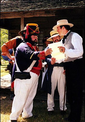 Photo by Murray Montgomery - Come & Take It - Battle Enactment - Gonzales