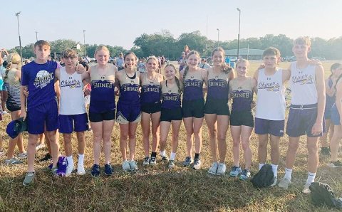 From left are Landen Christensen. Caleb Cowan, Eve Roberts, Megan Burns, Jo Caka, Emma Joslin, Callie Chrismon, Erin Pustka, Hayleigh Burns, Elijah Mesa and Boe Boehm.Photo courtesy of Michelle Winkenwerder. 