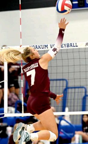 Through it all, Ella Amsden has been outstanding for the Lady Brahmas. Chuck Grafe/Tribune-Herald