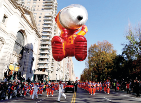 Look for Jake Heck and his fellow bandmates, including band directors from all 50 states, to follow right behind the Snoopy float. The 97th annual event airs on NBC affiliates and Peacock starting at 7:30 a.m. for those of us in the Central Time Zone.