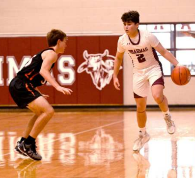 William Mundine had 12 points with three threes in the victory over Schulenburg. Chuck Grafe/Tribune-Herald