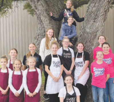 Fifteen members of Lavaca County 4-H participated at the District 11 4-H Food Challenge Competition. Pictured are the Cooksters, Sugar-N-Spice, Souper Friends, and the Saute’ Brigade. Contributed photo.