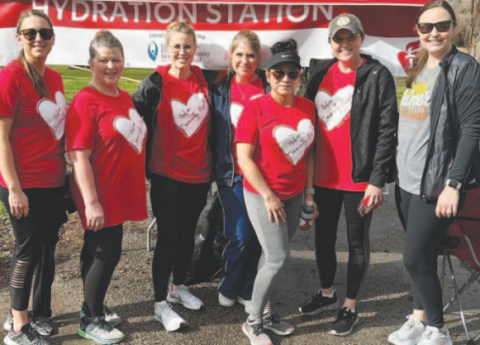 Pictured from left to right are Jenna Knesek, Karen Thomas, Christina Steele, Christina Steele, Monica Griffin, Brenda Oviedo, Lorren Cason, and Meagan Hardin. Contributed photo