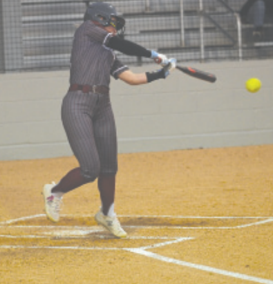 Ella Amsden had a hit and drove in one run in the victory over Smithville. Chuck Grafe/Tribune-Herald