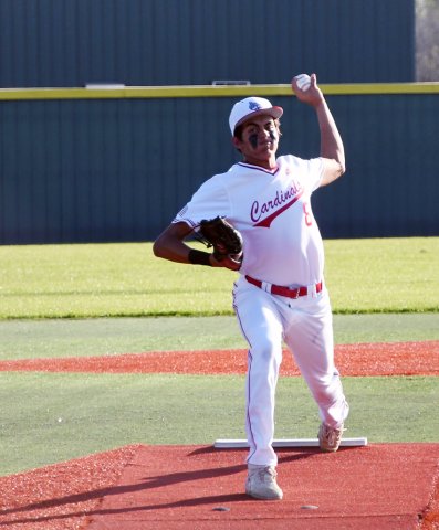 Zeke Rodriguez was one of five pitchers that got on the mound against SMA last week. Photo by Mark Lube.