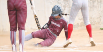 Rebecca Satsky scores vs. Bellville Thursday. Chuck Grafe/ Tribune-Herald