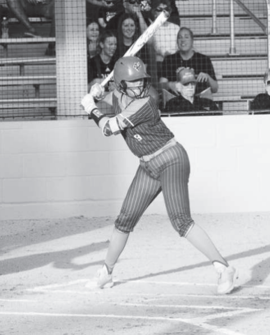 Macie Jansky hit a two-run home run and doubled in the victory over Yoakum Friday. Chuck Grafe/Tribune-Herald