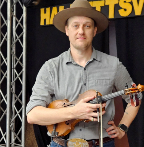 Pictured is Dennis Ludiker of Austin, who was named the 2024 Texas State Fiddle Champion over this past weekend.