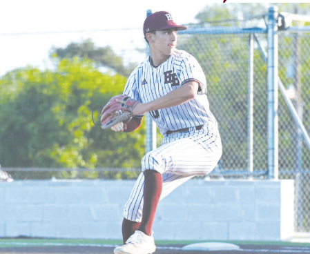 Hudson Chenard was the starter and winning pitcher vs. Lytle. Chuck Grafe/ Tribune-Herald