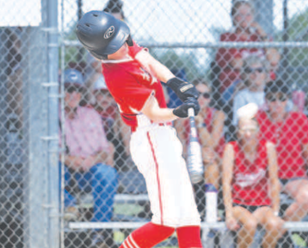 Konnor Chance hits the first of two home runs he had Saturday. Chuck Grafe/ Tribune-Herald