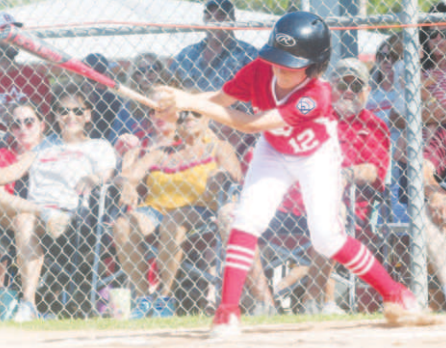 Carter Barnes scored two runs and walked twice in the 14-4 victory over Palacios. Chuck Grafe/Tribune-Herald