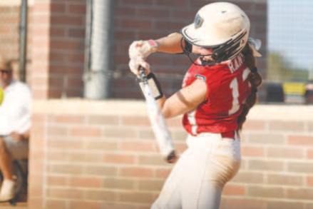 Blair Ranly went three-for-six in the two games. Chuck Grafe/ Tribune-Herald