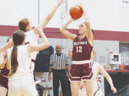 Alaina Halata scored 10 points in the loss to Industrial. Chuck Grafe/Tribune-Herald