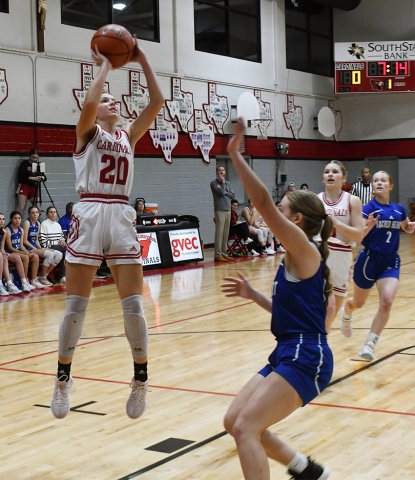 Kristin Cerny had a pretty productive week in the scorebook last week as she scored 37 points in two games. Photo by Mark Lube