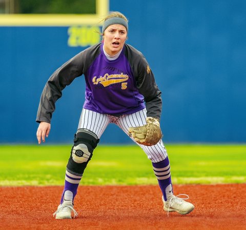 The Shiner softball team and Brinley Ramirez went 5-1 in the Rice Tournament last week. Photo courtesy of Howard Esse.