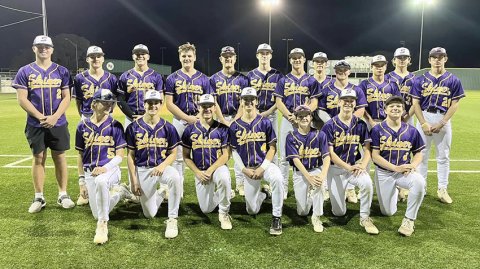 The Shiner Comanches won all three games and the tournament championship for the Sacred Heart Tournament. Four players received tournament honors. Photo courtesy of Shiner All-Sports Booster Club.