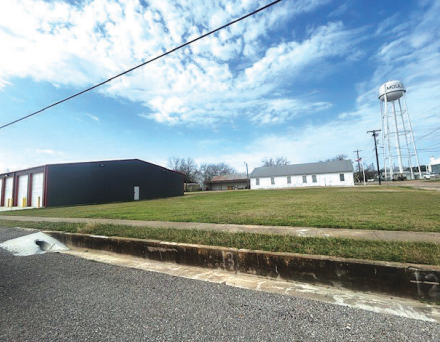 Pictured is the lot which will host the new location of the Moulton Police Department. SouthStar Bank donated this lot to the department for their new building. Photo by Clayton Kelley/The Moulton Eagle