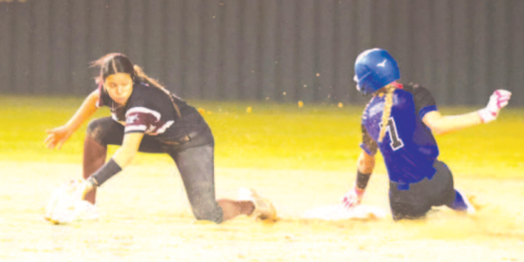 Ryan Dworsky is batting .526 for the Indianettes this season. Photo by Chuck Grafe
