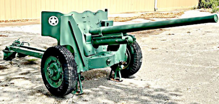  Pictured is the American Legion Post 230’s new cannon. It is an M-5 Anti-tank gun from the early 1940s. It is a static display in front of the American Legion building.