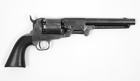 This .44 caliber Dance revolver in on loan to The Bullock Texas State History Museum