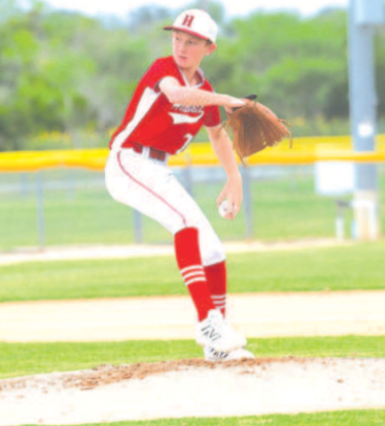 Photo by Chuck Grafe Alex Grahmann pitches against West Columbia July 1.