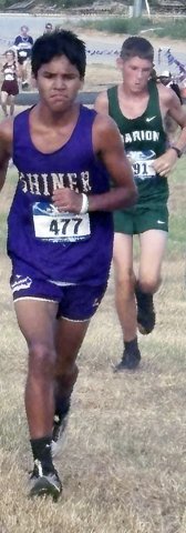 Joshua Lecon on the course in Stockdale. Photos courtesy of Michelle Winkenwerder