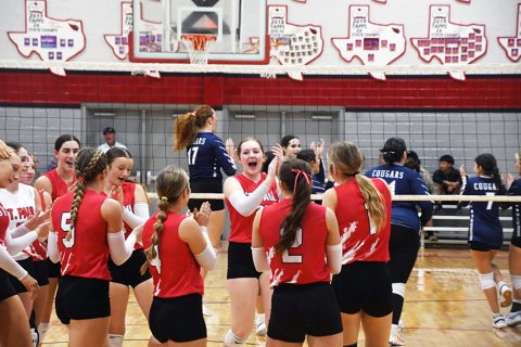 The Lady Cardinals swept Georgetown Grace last week. They hosted Bulverde Bracken on Tuesday and play at Sacred Heart today (Thursday).